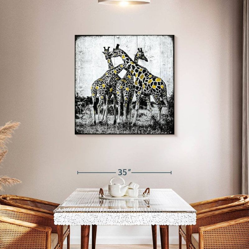 Girafes Brampt Pop, H 36 po x l 36 po
