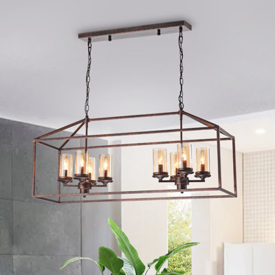 8 - Light Square/Rectangle Pendant
