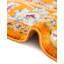 Tapis orange / vert / ivoire tissé à la machine Hilley-1526022487