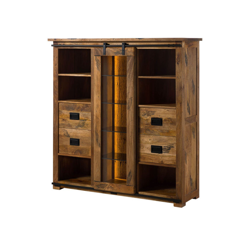 RAILWAY LUX 142cm Solid Wood Sideboard