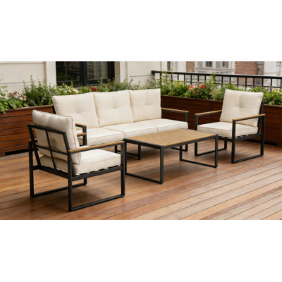 Steel Outdoor Patio Furniture Set