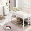 Lit mezzanine simple bas avec glissade en blanc - assurance de la qualité Flexibilité très amusante en bois de pin, vertical, amovible et flexible-442455392-442455393