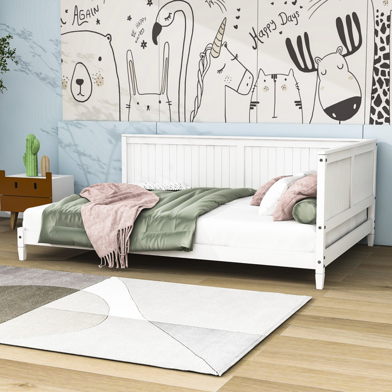 Aramys Daybed with Slats, White, Full