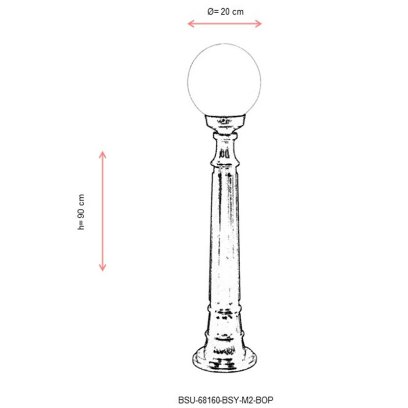 Adarryl 90cm Traditional Floor Lamp