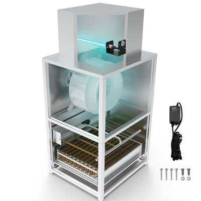 Purificateur d'air CVC 18W 14 pouces UV Light Coil Cleaner avec aimant dans le conduit
