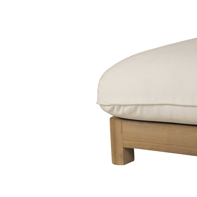 Enzo Outdoor Chaise Lounge, White