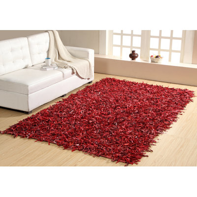Tapis en cuir 95% cuir / 5% coton Shaggy Collection