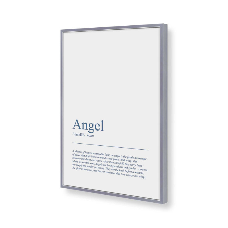 La grâce des anges, reproduction d'art, 16 po x 20 po, Chrome poli