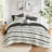 7 Piece Stripe Comforter And Quilt Set-122524954
