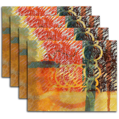 Napperon abstrait en polyester