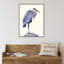 «Heron Study Ii» par Melissa Wang - peinture à cadre flottant sur toile