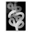 Art mural en verre Wrought Studio ™ «Black Armony» par Cesare Bellassai-1591587966