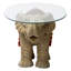 Table basse à figurine d'éléphant Jaipur