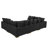 Large Seating Corduroy Modular Sleeper Sectional-1173673350
