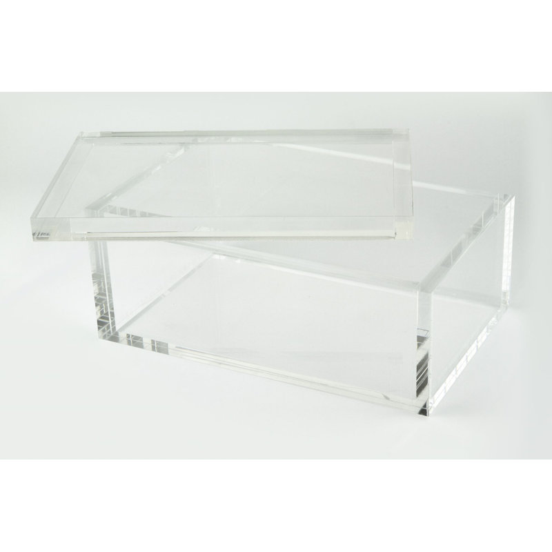 Lucite Box - Clear 7.5x5.75x2.75