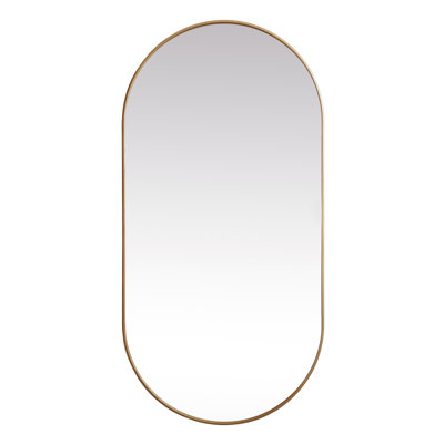 Elington Metal Oval Mirror