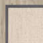 Tapis Dollard en fibre de sisal unie avec latex uni-343259110