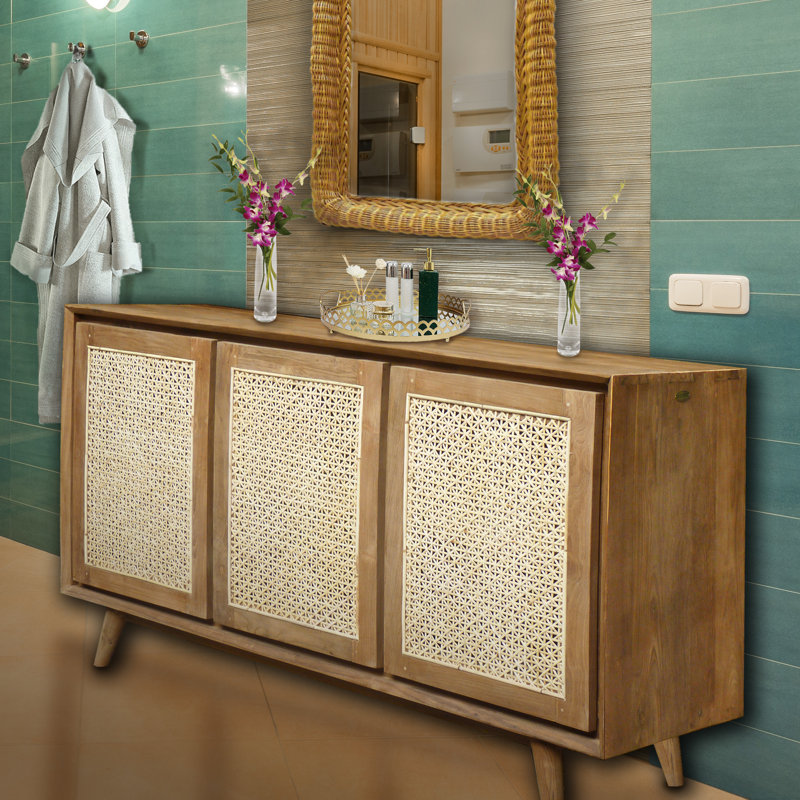 Solid Wood Bathroom Cabinet