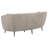 Glynes Upholstered Channel Back Curved Loveseat Beige-957825252