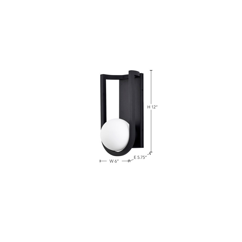 Seeley LED Wall Light, 12" x 6" x 5.75"
