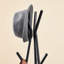 Metal Freestanding 6 - Hook Coat Rack-1495491434
