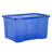 Wham Crystal 60L Plastic Storage Box Pack of 10 Tint Spectrum Blue