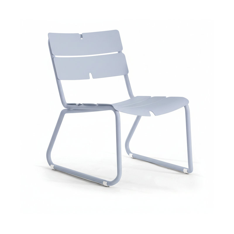 Méridienne Corail, Pas de coussin, Bleu pastel