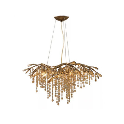 Lustre suspendu branche d'automne clair