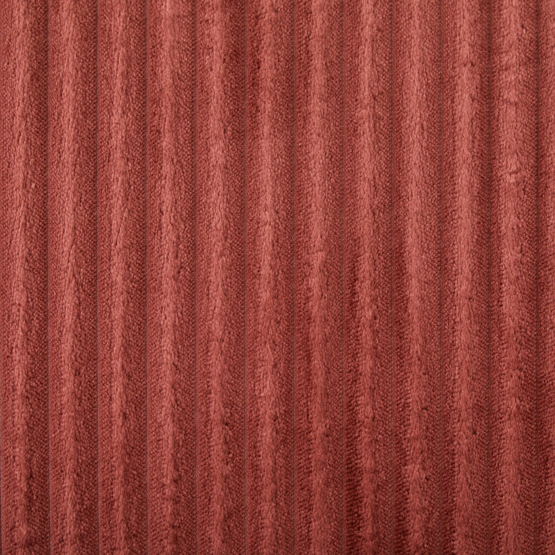 Canapé modulaire moderne 63,7 po, Velours côtelé rouge