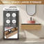 36" Wall Mount Bathroom Vanity with Ceramic Sink - Soft Close Drawer