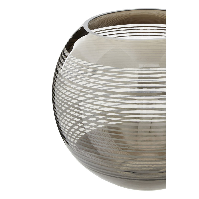 Mendoza Glass Table Vase, 20cm H x 25cm W x 25cm D