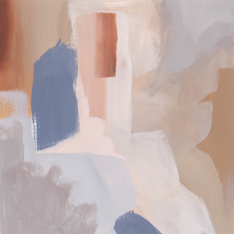 Clay Blush III by Grace Popp - Wrapped Canvas Painting, 51cm H x 51cm W