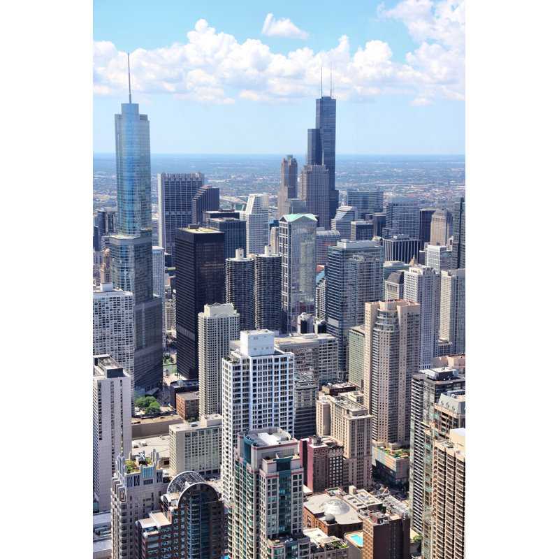 Whitland Chicago City - Wrapped Canvas Print, 30cm H x 20cm W x 3.8cm D