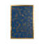 Gold Buckhead Panel On Blue A Print