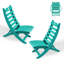Chaise Adirondack pliante en plastique Alexeya-913834905