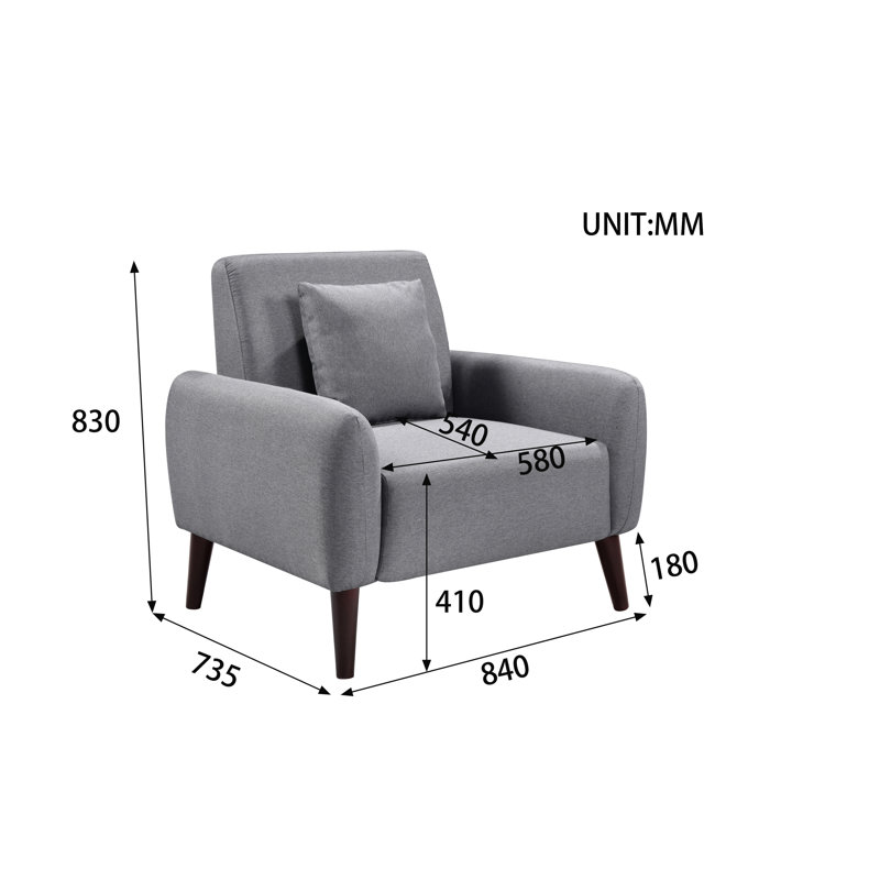 Santibanez Upholstered Armchair
