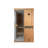 Two-Person Mahogany Steam Sauna Room