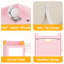 Rangement pour jouets de 168 cm de large avec 10 bacs en plastique, tablette et rangement pour jouets pour enfants avec 2 tableaux blancs magnétiques, 2 tiroirs et 2 placards pour chambre d'enfant, rose-129503908