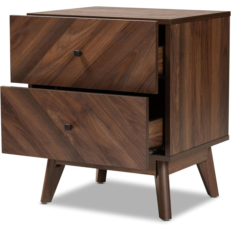 Modern Walnut Brown Finished Wood