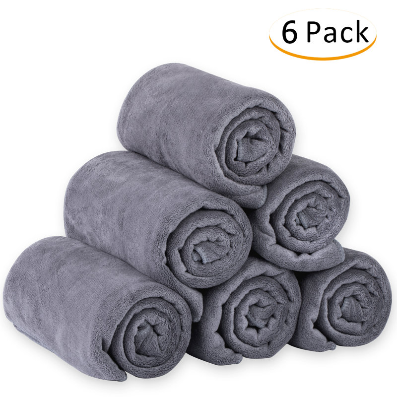 Ensemble de serviettes 6 pièces Sonoita, gris