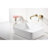 Brushed Nickel Wall Mounted Sink Faucet With Pop-Up Drain, Single Handle For Simple Water Temperature Control, Splash Feature, Stainless Steel Build Bathroom Mount - Effective Design,-124241822