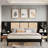Colaluca Bed With 2 Nightstands And 2 Lamps, Rattan And Wood Combination-117428045