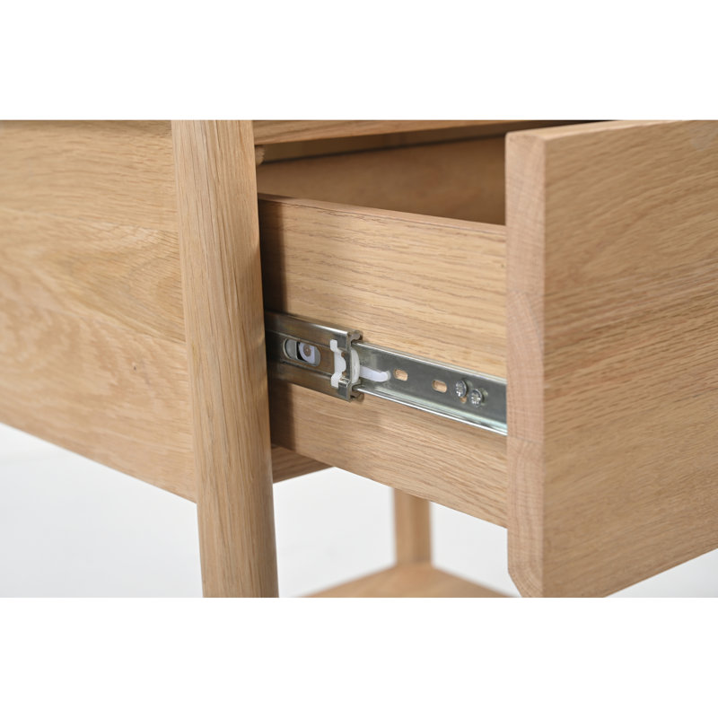 Elio 1 - Drawer Solid Wood Nightstand