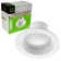 6 in. Canless Integrated LED Recessed Light Trim 2-Way Mounting 650 Lumens Adjustable