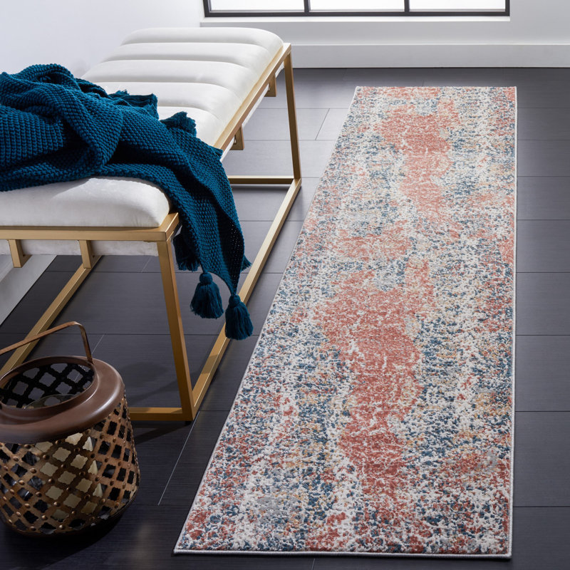 Elieser Performance Abstract Rug, Runner 2' x 8'
