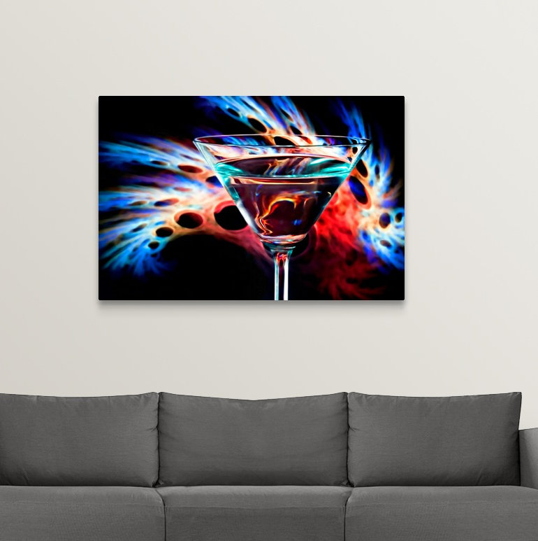 «The Bar at the End of the Universe I», impression sur toile, H 32 po x l 48 po x P 1,5 po