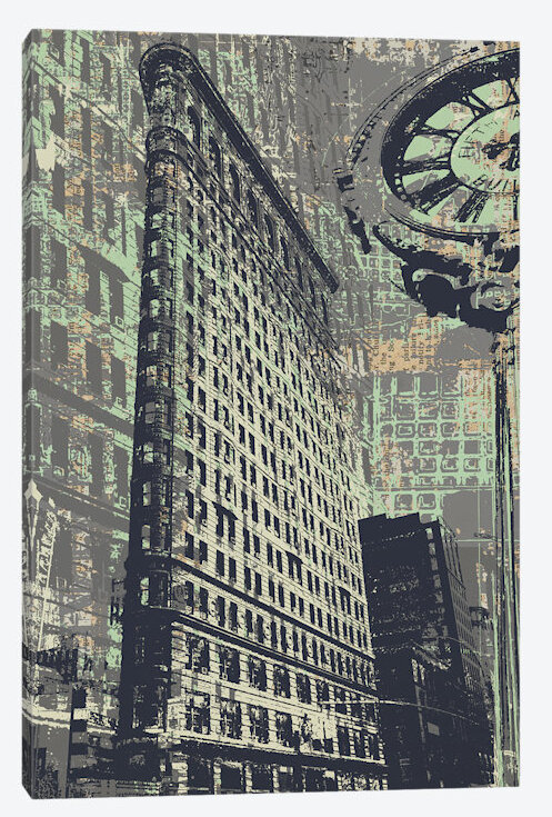 175 Fifth Avenue, impression sur toile tendue, H 18 po x l 12 po x P 1,5 po, Toile tendue, Pas de tapis