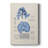Blue Marine Algae IV -Custom Wrapped Gallery Cavas
