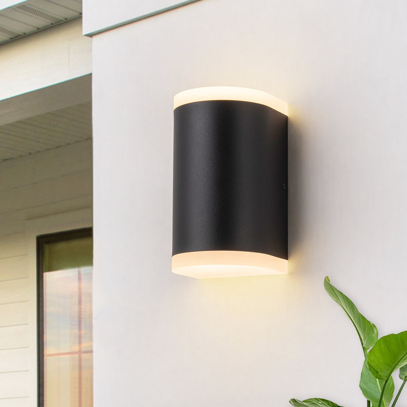Modern Cylindrical Outdoor Led Wall Sconce