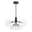 Lustre 6 lumières Meridian en bronze huilé-467454780